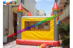 China Garden Inflatable Jumping House , PVC Vinyl Bouncy Castles With Sun Cover supplier