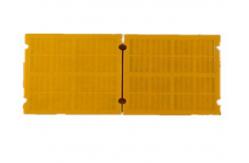 China Vibrating Screens polyurethane dewatering screen panel with low noise in the operation supplier