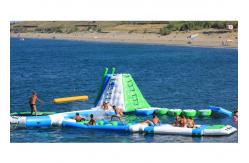 China 0.9mm PVC Tarpaulin Inflatable Water Parks With 3 Years Warranty supplier