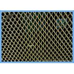 1.5mm Decoration Spiral Curtain Aluminum Or Stainless Steel Wire Mesh for sale