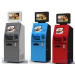 A4 Laser Printer Dual Screen Health Kiosk Machine , Automated Kiosk Touch Screen