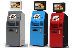 China A4 Laser Printer Dual Screen Health Kiosk Machine , Automated Kiosk Touch Screen supplier