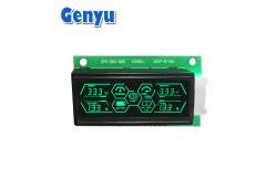 China Black Negative Transmissive VA LCD Display HT1621 Driver RGB LED Backlight supplier