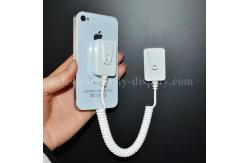 China Magnetic Anti Theft 20ft Coiled Cable Tether With 3M Adhesive Backing supplier