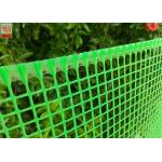Plastic Garden Mesh Netting Fence , Garden Protection Netting Green Color for sale
