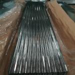 Zinc Roofing Color Coated Sheet Iron Galvanized Steel Metal Gi Corrugated 2000mm for sale