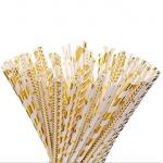 Party Festival Graduation Paper Straws Attractive Juices Paper Cocktail Straws for sale