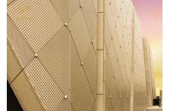 China Customized Decorative Perforated Metal Screen Panels Bending supplier