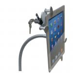 Ipad Anti-Theft Tablet Kiosk Bracket With Gooseneck Tabletop Mount for sale