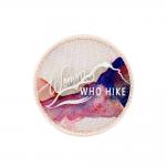 Merrowed Border Dye Sublimation Patch Iron On Sew On 3D Embroidery for sale