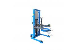 China 400kg 200 Litre Mobile Drum Lifter Stacker Lift Tilt Stock With Pedal Operated supplier