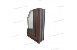 China Popular Design Thermal Insulation Broken Bridge Aluminum Push-Pull System Window supplier