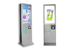 China Remote Advertising Cell Phone Charging Stations With 6 Electric Lockers supplier
