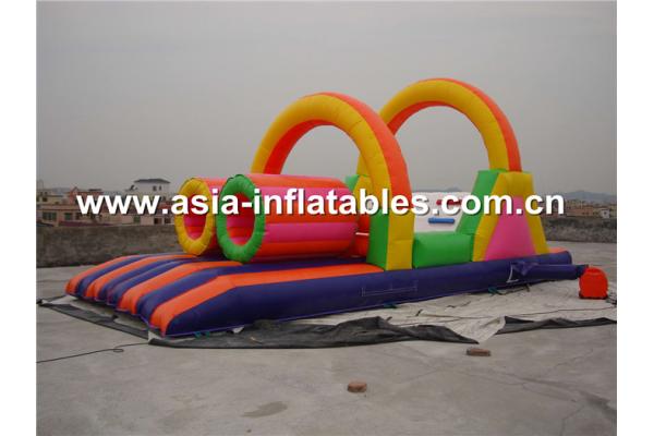 Outdoor Inflatable Obstacle Course Games, Exterme Inflatables Fun For Kids