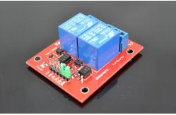 China 250VAC 30VDC Arduino 2 Relay Module Expansion Board , Control Panel supplier