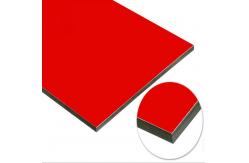 China 4mm PVDF Aluminum Composite Panel Brushed Mill Finish 900mm Width supplier