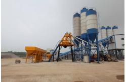 China Concrete Mixing Plant Cement Plant Equipments With 80mm Maximum Aggregate Size supplier