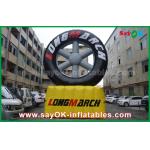 PVC Outdoor Advertising Inflatable Tire Model With Customized Logo Printing for sale
