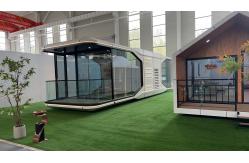 China 8.5m Prefabricated Office Pod Capsule Container House Wirh Intelligent Lighting System supplier