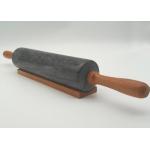 Smooth Surface Stone Rolling Pin , Noodle Rolling Pin  Hand Burnishing