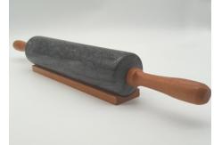 China Smooth Surface Stone Rolling Pin , Noodle Rolling Pin  Hand Burnishing supplier