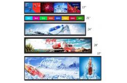 China 1500cd/m2 Stretched Bar Lcd Display , IPS 36.5 inch Ultrawide Lcd Panel supplier