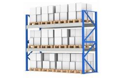 China Heavy Duty Steel Pallet Rack 500-2500KG Customizable Warehouse Storage supplier