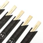 Customized Sushi Custom Logo Bamboo Chopsticks Individual Wrapping