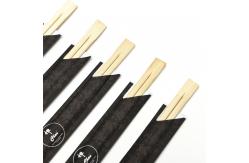 China Customized Sushi Custom Logo Bamboo Chopsticks Individual Wrapping supplier
