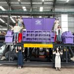 Factory Price Double Shaft Plastic Shredder for Waste Plastics Recycle Plant Plastic Block Shredder for sale