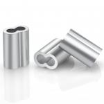 Rustproof Aluminum Crimping Loop Sleeve Weather Resistant Anti Corrosion