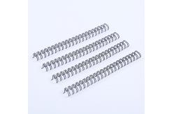 China Metal Spiral Book Double Loop Binding 34 Loops Electroplated supplier