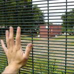 Customized Galvanized Security 358 Fence Panel Commercial Metal Anti Climb for sale