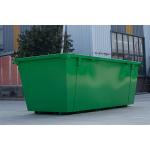 Carbon Steel Flat Pack Skip Bin Large Scale Garbage Disposal Crane Lift Bin for sale