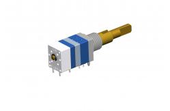 China Incremental Absolute Rotary Encoder Double Shaft With Rotary Switch supplier