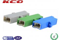 China Green E2000 Fiber Optic Adapter , E2000/APC Adapter SM High Reliability supplier