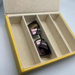 5.4CM Multifunctional Foldable Sunglasses Case Spectacle Glasses Storage Box