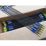 Light Durable Sport Use Fibreglass Arrow FRP Solid Rod Black Colour