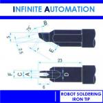 Copper Cross Bit Robot Soldering Iron Tip P6V08-18 P1V08-18  P1V10-20 for sale