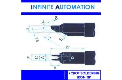China Copper Cross Bit Robot Soldering Iron Tip P6V08-18 P1V08-18  P1V10-20 supplier