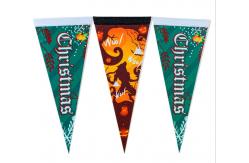 China 150D Polyester Custom Felt Pennant For Grand Opening Birthday Events supplier