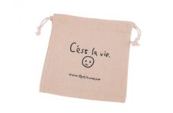 China Practical Antiwear Pouch Drawstring Bag , Recycle Canvas Drawstring Gift Bags supplier