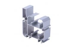 China T6 Aluminium Industrial Profile High Hardness Rail Transit supplier