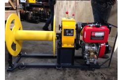 China Cable Pulling Winch / Diesel Cable Winch For Cable Pulling During Tower Erection supplier