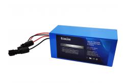 China ECOLFP2404 24V 6Ah LiFePO4 Solar Tracker Battery With High Temperature Range supplier