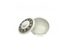 China Durable Picnic Salad Bowl With Lid Tasteless Non Toxic With Ear supplier