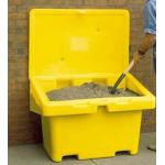 Custom Rotomolding Mould Heavy Duty Winter Salt Sand Outdoor Storage Box Container With Lid for sale