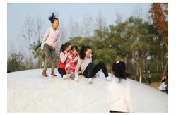 China White Inflatable Theme Park Juming Cloud 5 Years Warranty EN14960 CE UL supplier