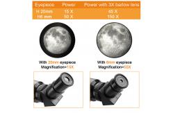 China T11.5610 Astronomical Refracting Telescope F300 Lens Clear Aperture 70mm supplier