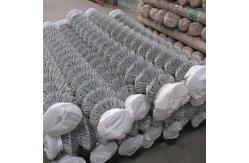 China 40x40 6.0mm Diamond Chain Link Fence Galvanized Wire Mesh Security supplier